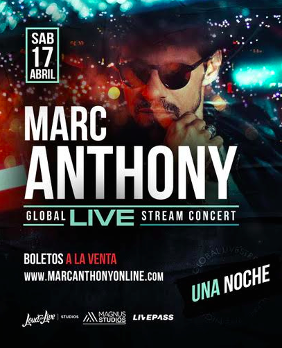Marc Anthony concierto virtual portada