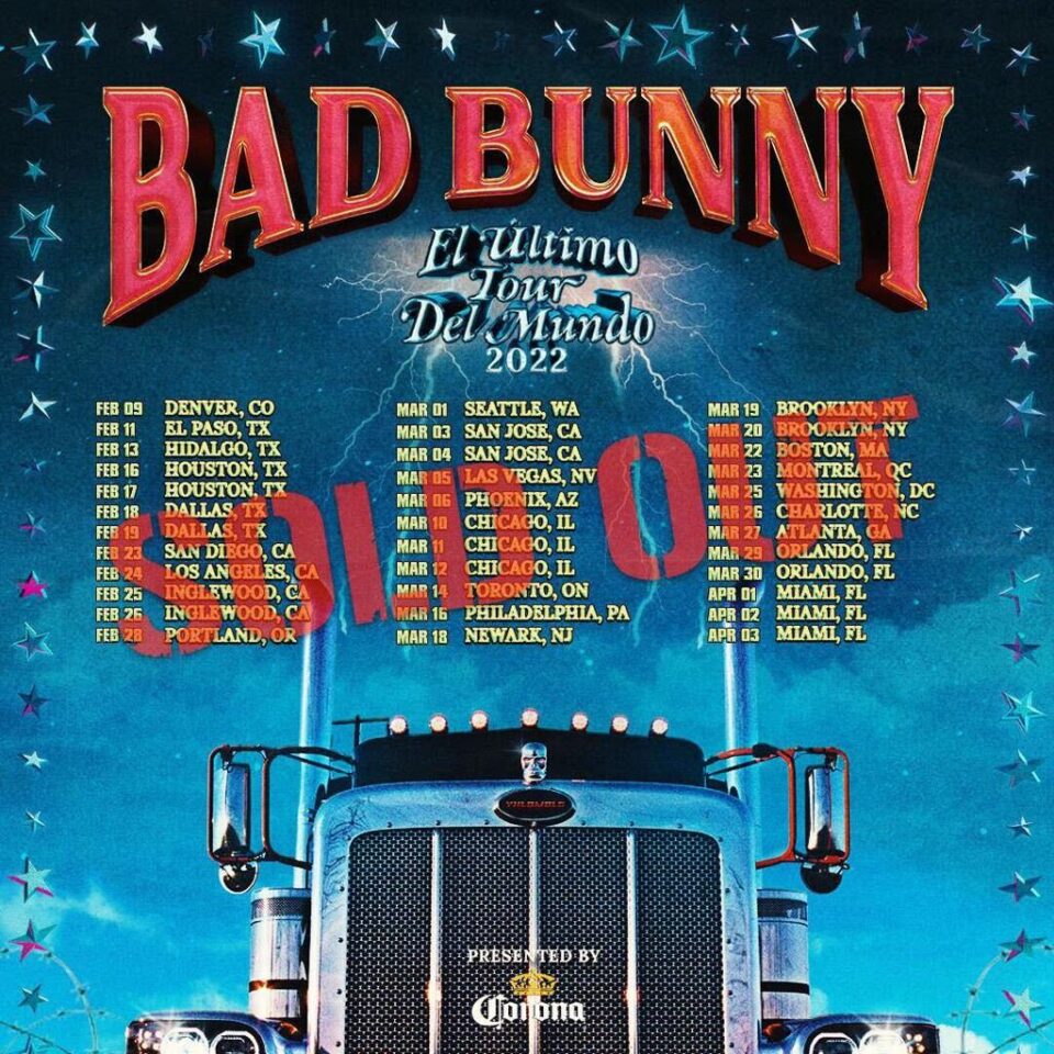 Bad Bunny El Último Tour del Mundo 2022