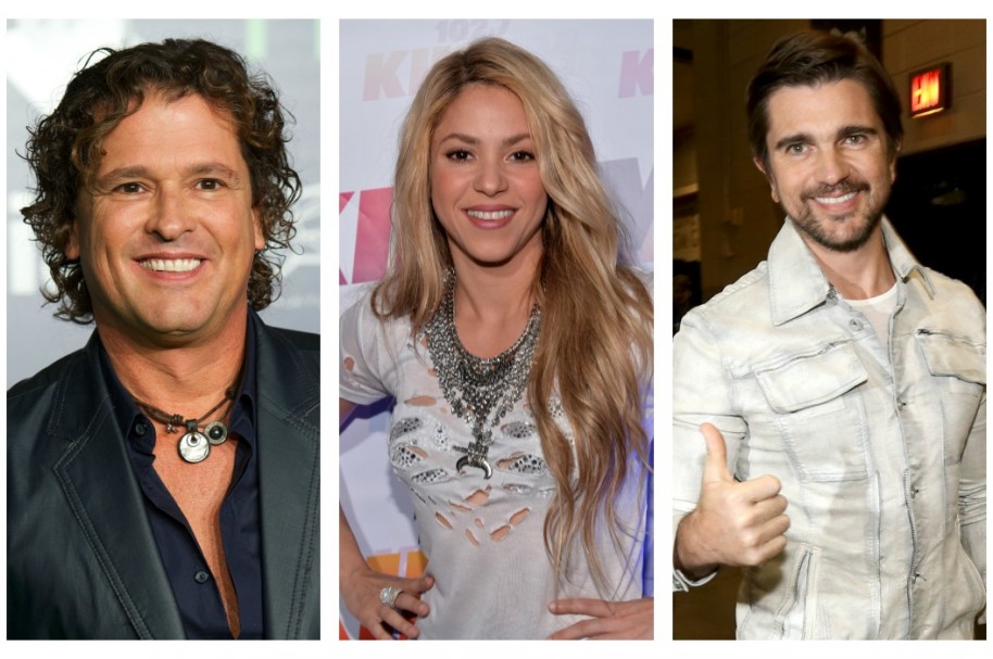 Shakira, Juanes y Carlos Vives piden parar violencia en Colombia